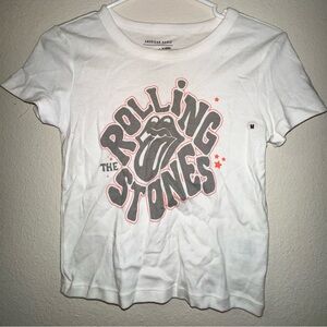 Rolling Stones cropped tee